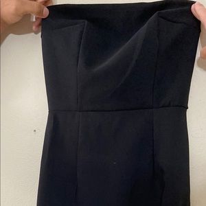 Blanc Noir strapless dress